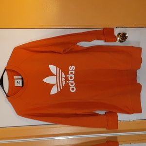 Orange Adidas Sweatshirt XL